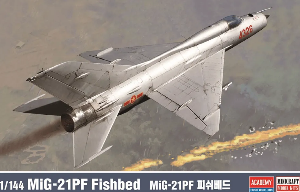 Academy 1/144 Mikoyan MiG-21PF Fishbed VPAF (North Vietnam)
