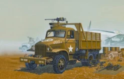 Academy 1/72 WWII Ground Vehicle Set 2 - US 2.5 ton 6x6 Cargo Truck & Accessories
