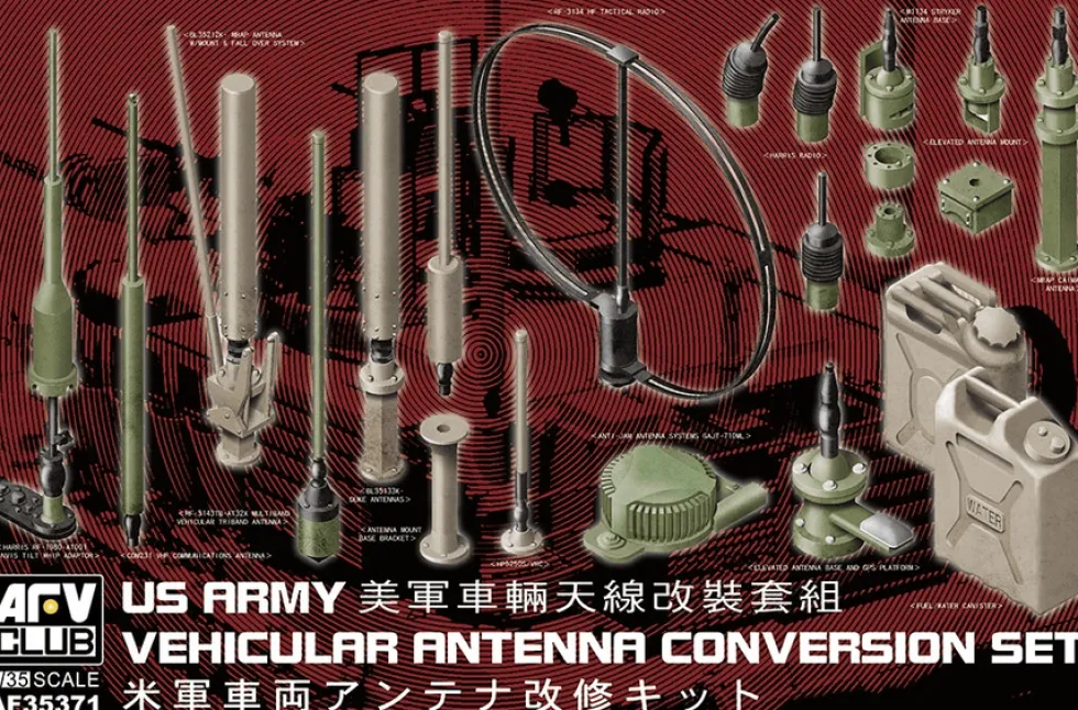 AFV Club 1/35 US Vehicular Antenna Conversion Set