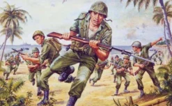Airfix 1/76 WWII US Marines Figure Set