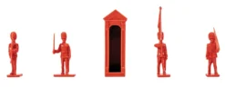 Airfix 1/76 British Army Guards Colour Party Figure Set