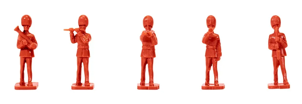 Airfix 1/76 British Army Guards Colour Party Figure Set
