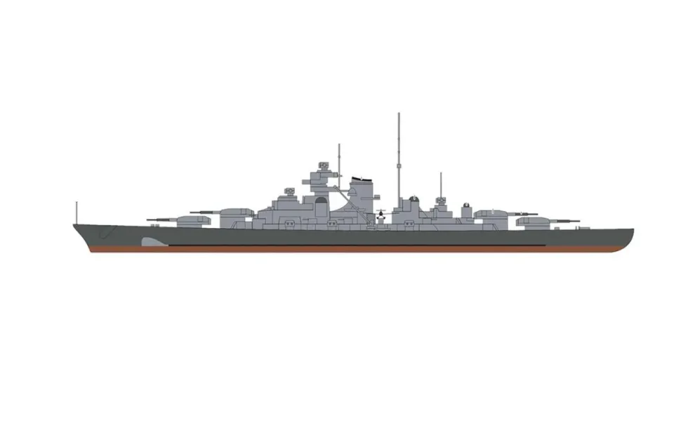 Airfix 1/1200 Sink The Bismarck Gift Set