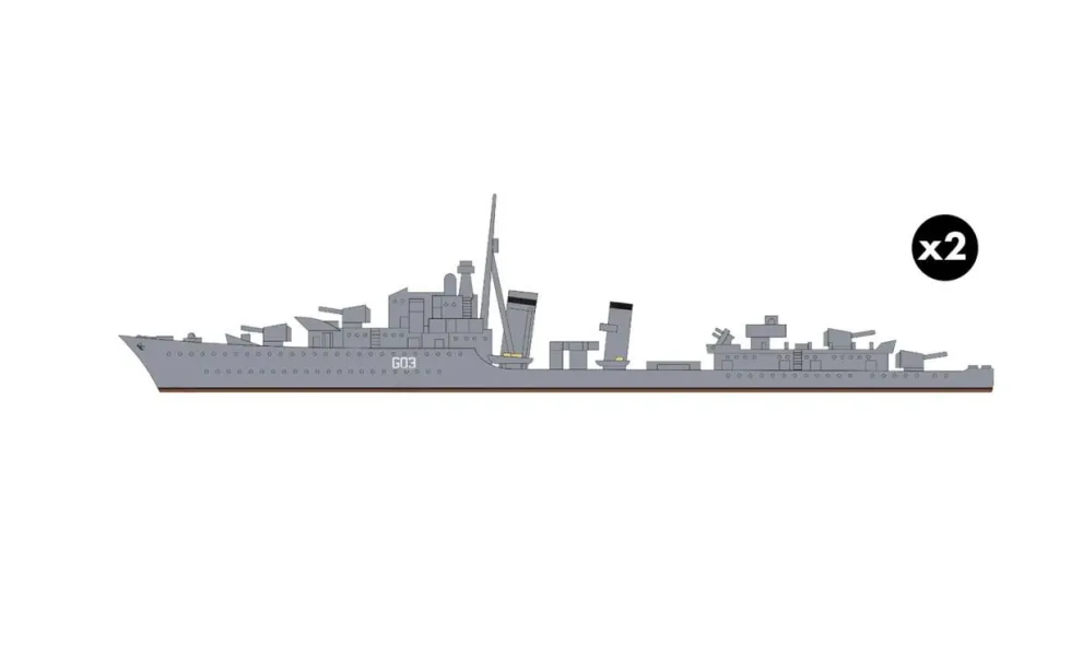 Airfix 1/1200 Sink The Bismarck Gift Set