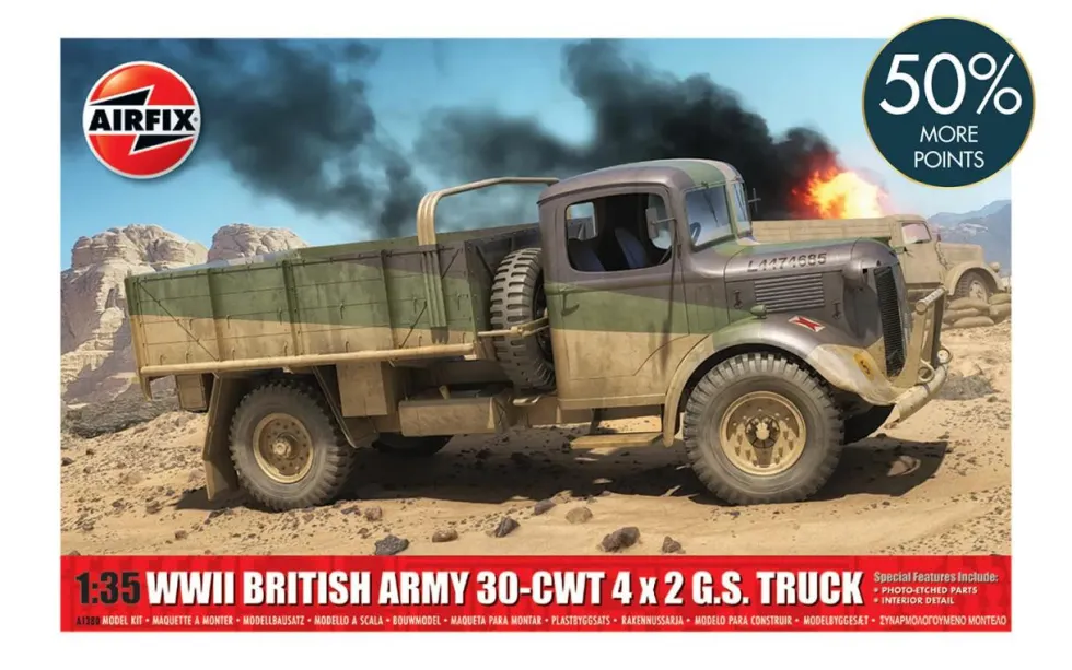 Airfix 1/35 WWII British Army 30-cwt 4x2 GS Truck