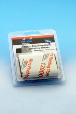 Albion Alloys Micro Finishing Cloth Abrasive Sheets with Foam Pad