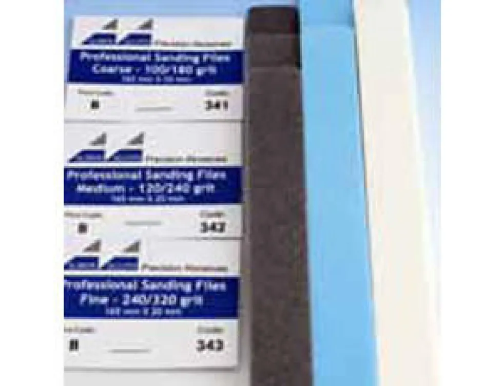 Albion Alloys Professional Sanding Files Fine 240/320 Grit
