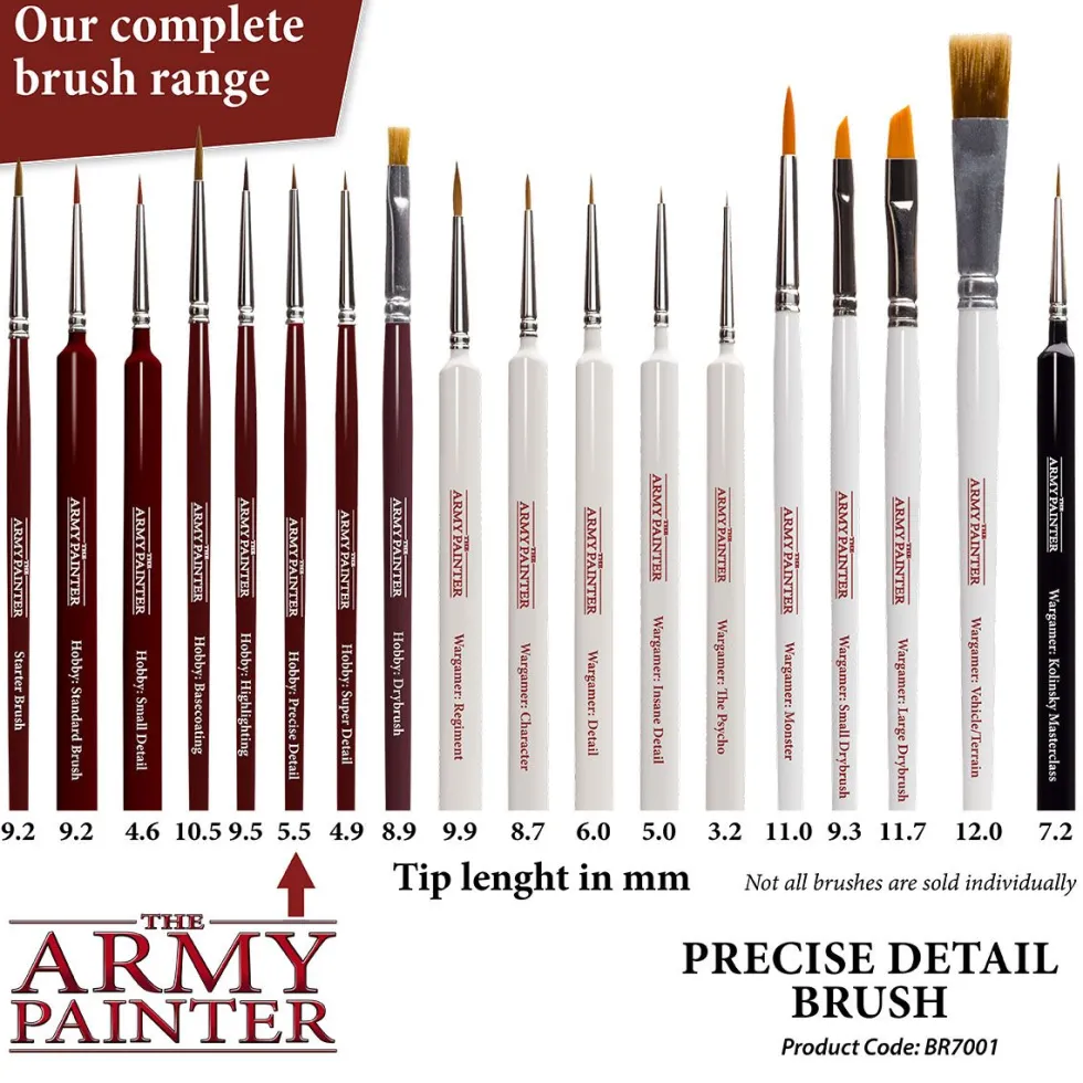 Army Painter 7001 Hobby Brush Precise Detail