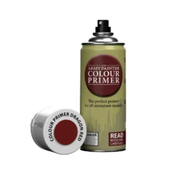 Army Painter Colour Primer 3018 400ml Dragon Red Primer Spray Paint