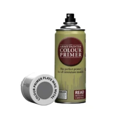 Army Painter Colour Primer 3008 400ml Plate Mail Metal Primer Spray Paint