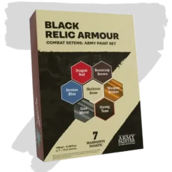 Army Painter Combat Se7ens: Black Relic Armour Paint Set