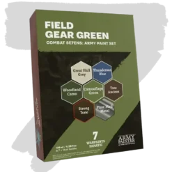 Army Painter Combat Se7ens: Field Gear Green Paint Set