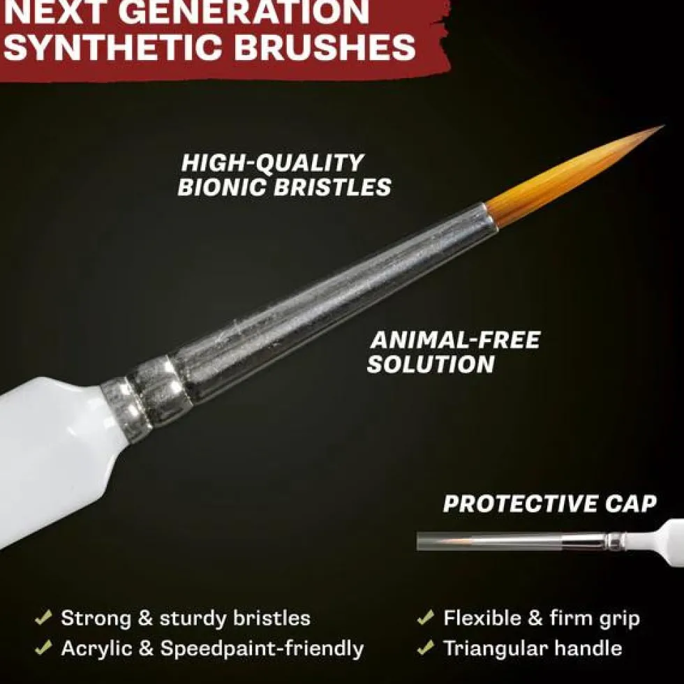 Army Painter Mega Brush Set - 10 High Quality Brushes