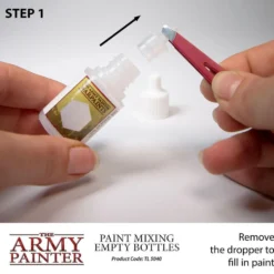 Army Painter Paint Mixing Empty Bottles
