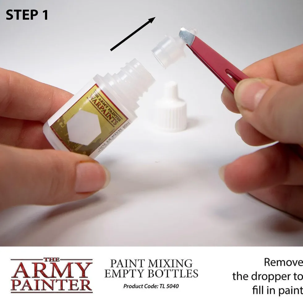 Army Painter Paint Mixing Empty Bottles