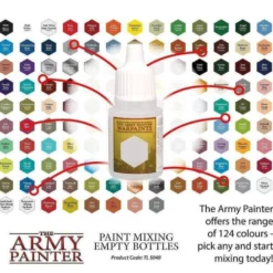 Army Painter Paint Mixing Empty Bottles