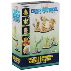 Atomic Mass Games Marvel Crisis Protocol: 156 Electro & Sandman & Shocker & Vulture