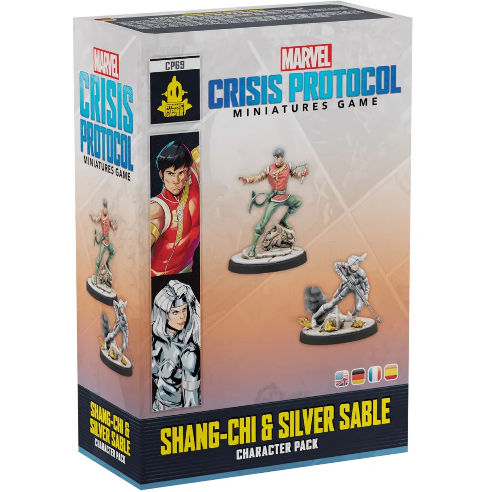 Atomic Mass Games Marvel Crisis Protocol: 069 Shang Chi & Silver Sable