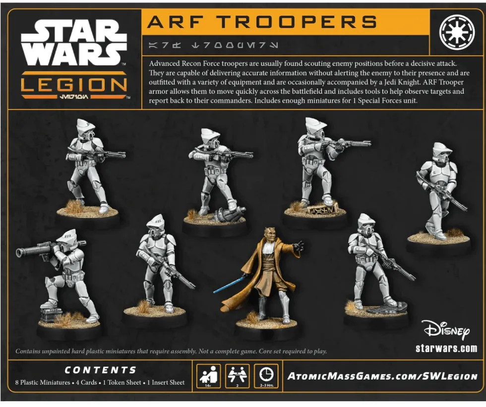 Atomic Mass Games Star Wars Legion - Galactic Republic - Unit - ARF Troopers
