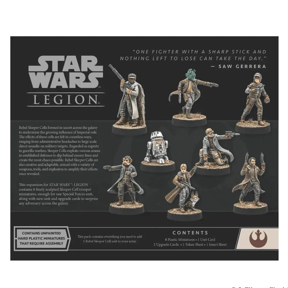 Atomic Mass Games Star Wars Legion - Rebel Alliance - Unit - Rebel Sleeper Cell