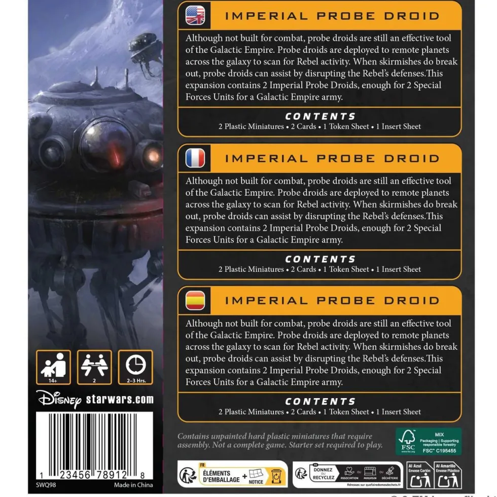Atomic Mass Games Star Wars Legion - Galactic Empire - Unit - Imperial Probe Droids
