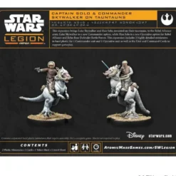 Atomic Mass Games Star Wars Legion - Rebel Alliance - Character - Captain Solo and Commander Skywalker on Tauntuns