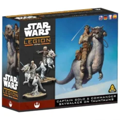 Atomic Mass Games Star Wars Legion - Rebel Alliance - Character - Captain Solo and Commander Skywalker on Tauntuns