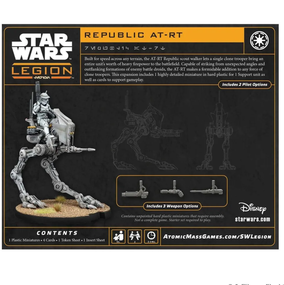 Atomic Mass Games Star Wars Legion - Galactic Republic - Unit - AT-RT