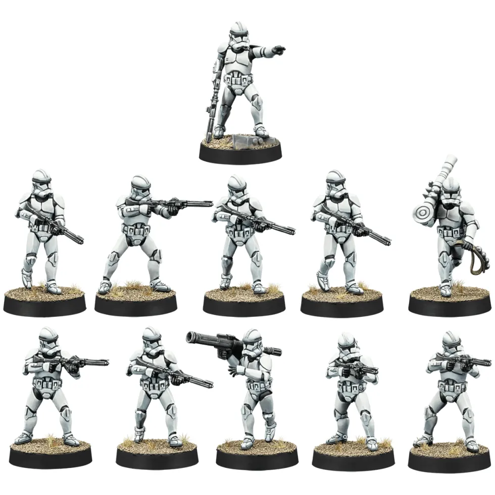 Atomic Mass Games Star Wars Legion - Galactic Republic - Unit - Clone Trooper Marksmen