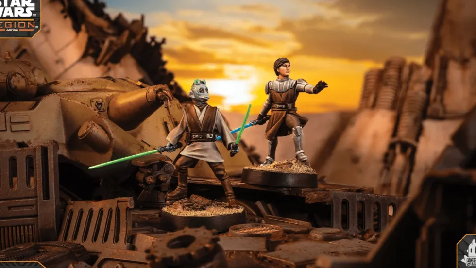 Atomic Mass Games Star Wars Legion - Galactic Republic - Character - Customisable Jedi General & Knight