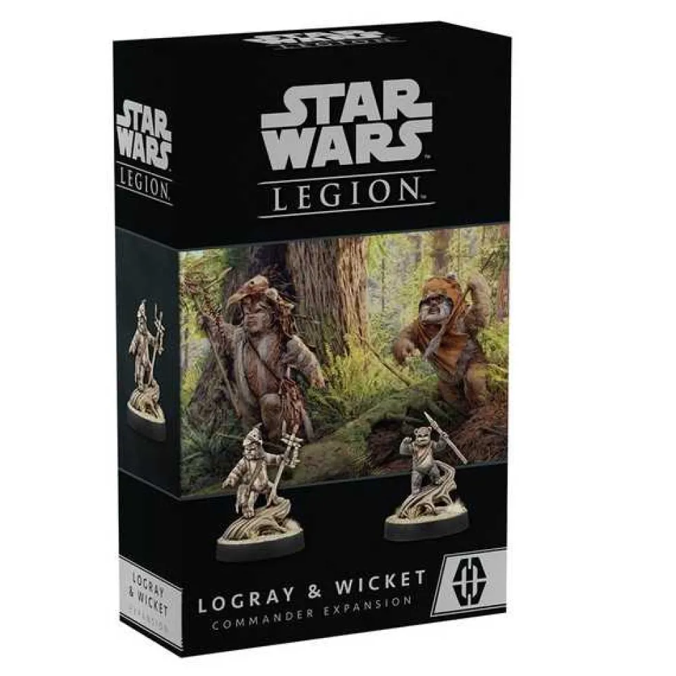 Atomic Mass Games Star Wars Legion - Rebel Alliance - Character - Logray & Wicket