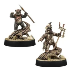 Atomic Mass Games Star Wars Legion - Rebel Alliance - Character - Logray & Wicket