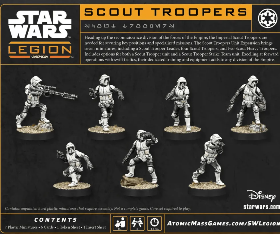 Atomic Mass Games Star Wars Legion - Galactic Empire - Unit - Scout Troopers