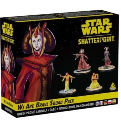Atomic Mass Games Star Wars Shatterpoint Squad Pack - We Are Brave Queen Padme Amidala