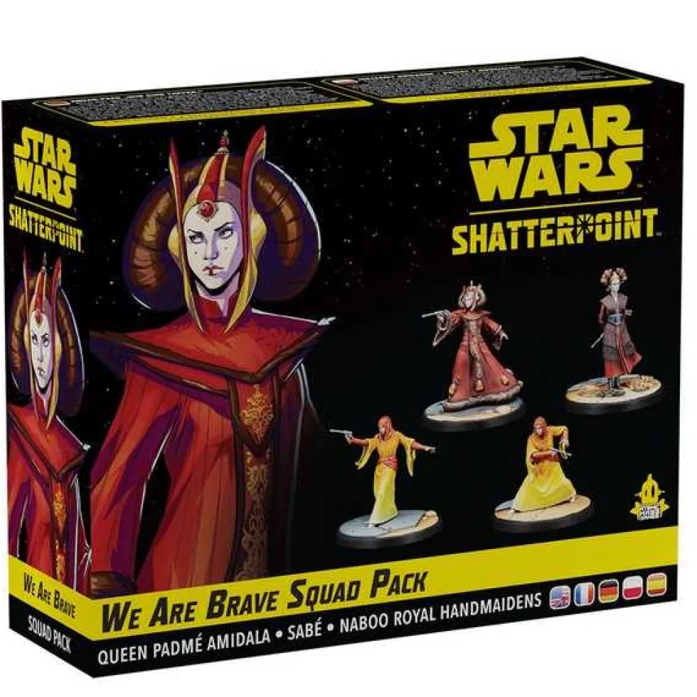 Atomic Mass Games Star Wars Shatterpoint Squad Pack - We Are Brave Queen Padme Amidala