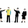 Bachmann Police and Security Staff Set of 6 Figures