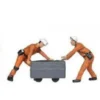 Bachmann 1960/70s Coal Miners Set of 6 Figures