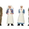 Bachmann WWI Medical Staff & Soldiers Set of 6 Figures