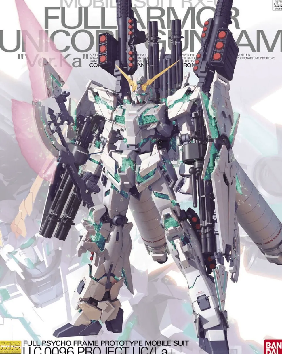 Bandai Gundam Master Grade (MG) 1/100 RX-0 Unicorn Gundam (Full Armour) Version Ka