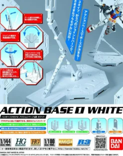 Bandai Gundam Stand - Action Base 1 - White