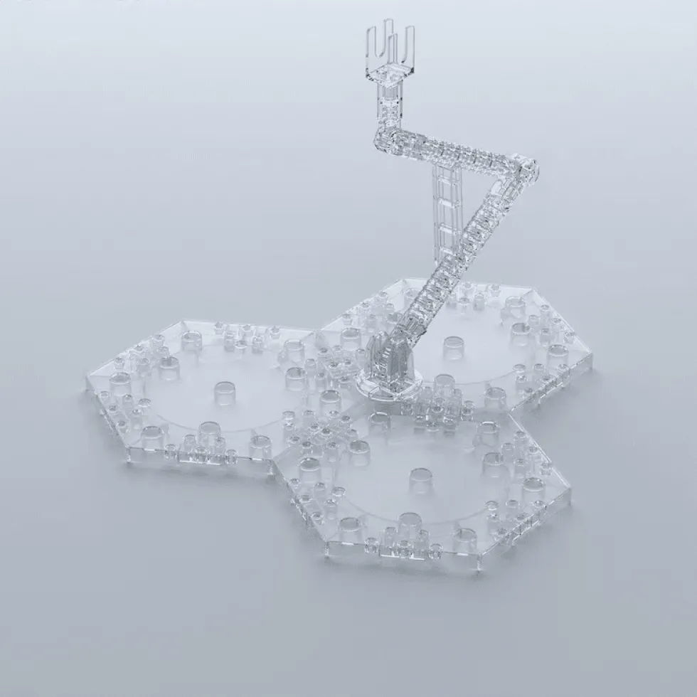 Bandai Gundam Stand - Action Base 4 - Clear