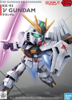 Bandai Gundam Super Deformed (SD) EX-Standard RX-93 v Gundam (Nu Gundam)