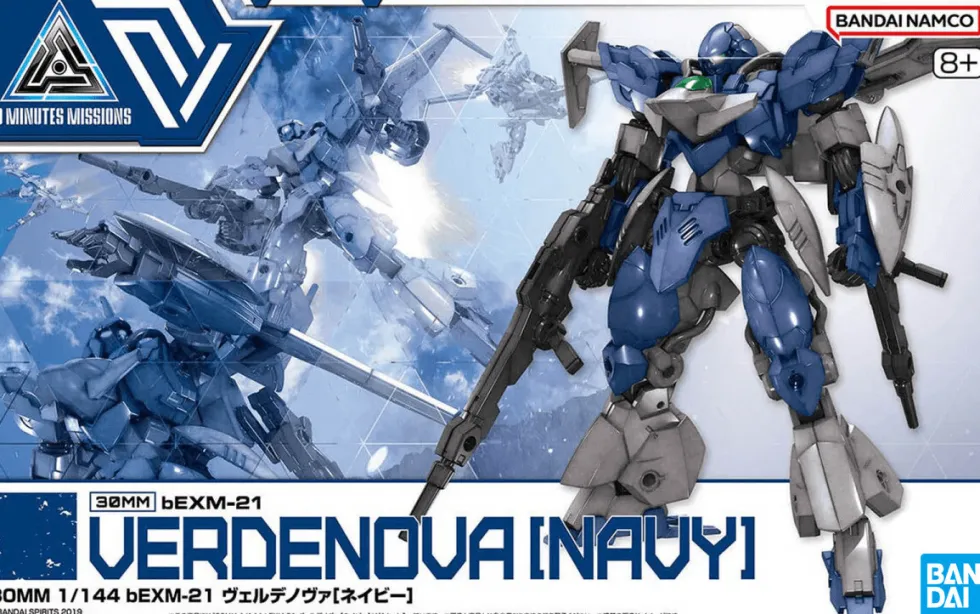Bandai 30 Minute Missions (30MM) Core Mech - bEXM-21 Verdenova (Navy)