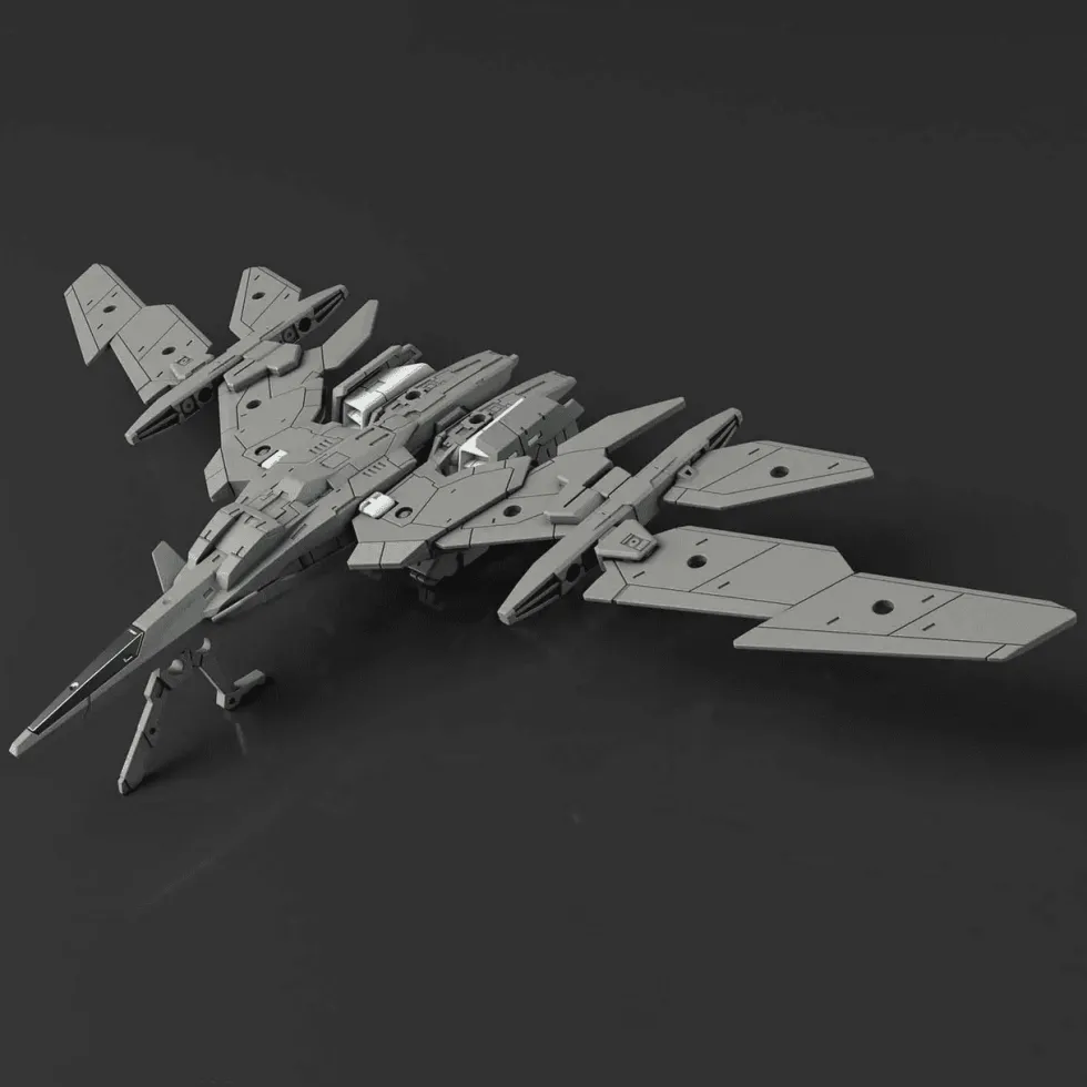 Bandai 30 Minute Missions (30MM) Extended Armament Vehicle - Air Fighter Version (Grey)