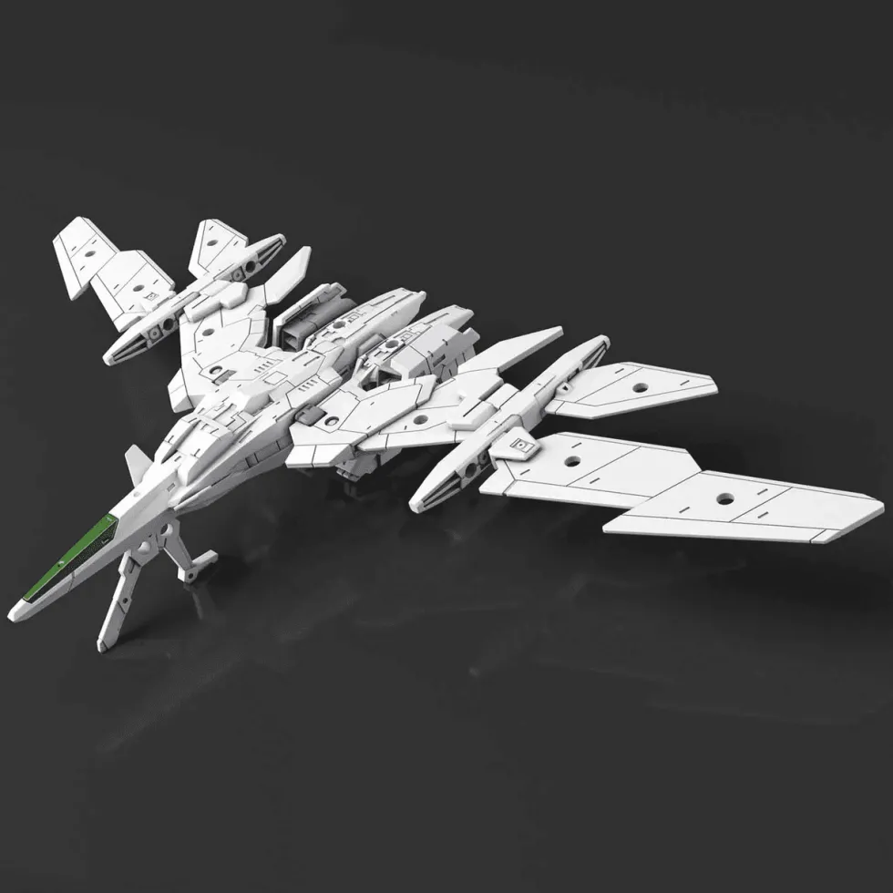 Bandai 30 Minute Missions (30MM) Extended Armament Vehicle - Air Fighter Version (White)