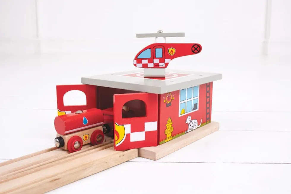 BigJigs Fire Station Shed