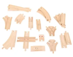 BigJigs Low Level Track Expansion Pack