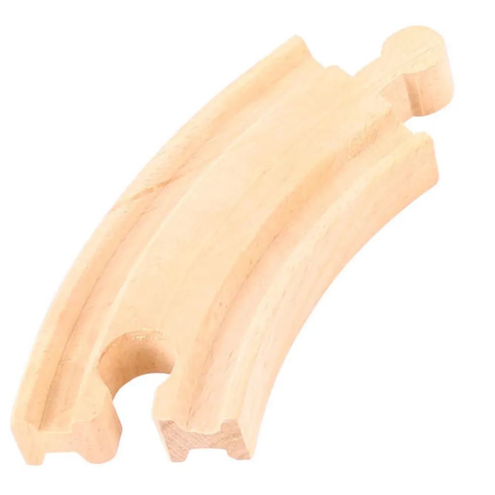 BigJigs Short Curved Track x 4