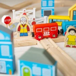 BigJigs Town & Country Train Set
