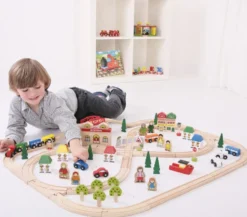 BigJigs Town & Country Train Set